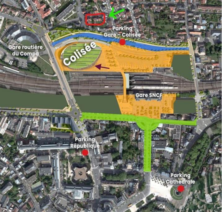 Studio 1 Chartres Gare Et Colisee A 100M Luaran gambar